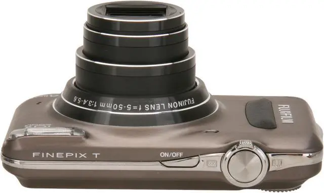 Alt view image 6 of 8 - FUJIFILM FinePix T200 Gunmetal 14 MP 10X Optical Zoom Digital Camera