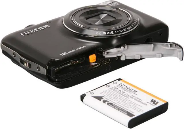 Alt view image 7 of 8 - FUJIFILM FinePix JX420 Black 16 MP 5X Optical Zoom Digital Camera