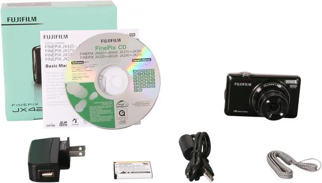 Alt view image 8 of 8 - FUJIFILM FinePix JX420 Black 16 MP 5X Optical Zoom Digital Camera