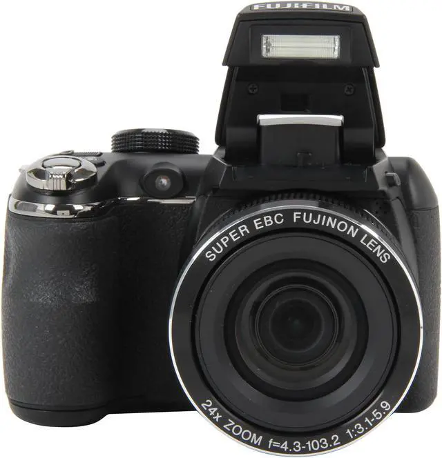 Alt view image 7 of 9 - FUJIFILM S4200 Black 14.0 MP 24X Optical Zoom Wide Angle Digital Camera