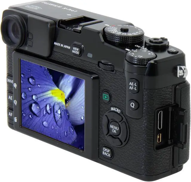 Alt view image 7 of 9 - FUJIFILM X-Pro1 16225391 Black 16.3 MP 3.0" 1230K LCD Digital Camera - Body