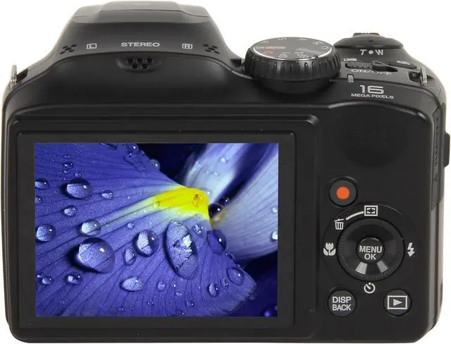 Alt view image 4 of 9 - Fujifilm FinePix S6800 16.2 Megapixel Compact Camera - Black