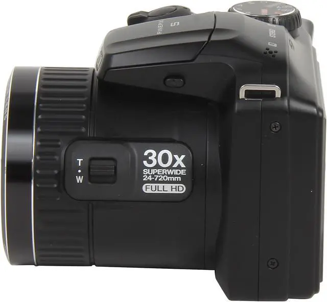 Alt view image 5 of 9 - Fujifilm FinePix S6800 16.2 Megapixel Compact Camera - Black