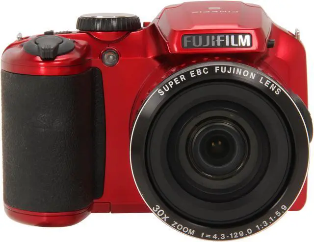 Alt view image 2 of 9 - FUJIFILM FinePix S6800 Red 16.2 MP 24mm Wide Angle Digital Camera HDTV Output