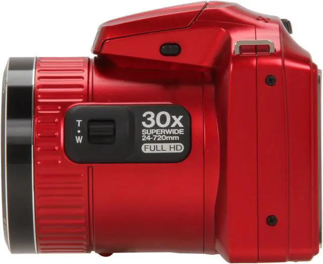 Alt view image 3 of 9 - FUJIFILM FinePix S6800 Red 16.2 MP 24mm Wide Angle Digital Camera HDTV Output