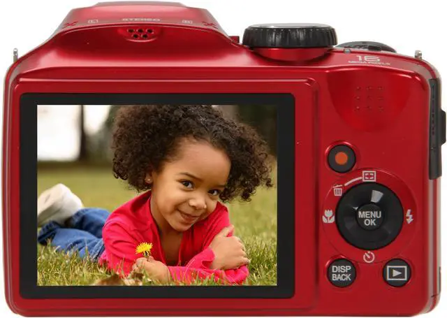 Alt view image 4 of 9 - FUJIFILM FinePix S6800 Red 16.2 MP 24mm Wide Angle Digital Camera HDTV Output