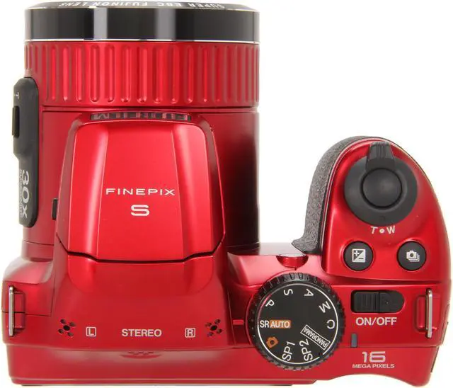 Alt view image 6 of 9 - FUJIFILM FinePix S6800 Red 16.2 MP 24mm Wide Angle Digital Camera HDTV Output