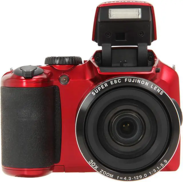 Alt view image 7 of 9 - FUJIFILM FinePix S6800 Red 16.2 MP 24mm Wide Angle Digital Camera HDTV Output