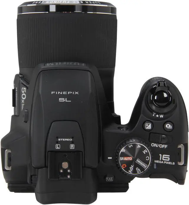 Alt view image 6 of 10 - FUJIFILM FinePix SL1000 Black 16.2 MP 50X Optical Zoom 24mm Wide Angle Digital Camera HDTV Output