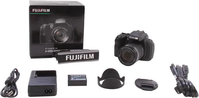 Alt view image 9 of 9 - FUJIFILM FinePix HS35EXR Black 16 MP 30X Optical Zoom 24mm Wide Angle Digital Camera