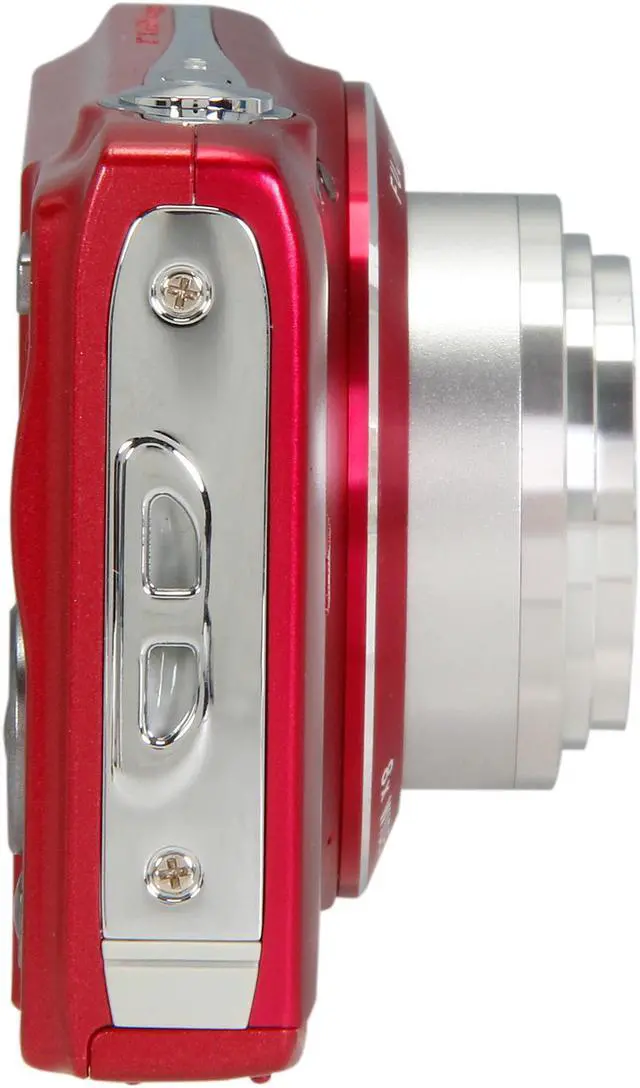 Alt view image 5 of 8 - Fuji FinePix 14MP 8x Optical ZoomDigital Camera, JZ100 Red