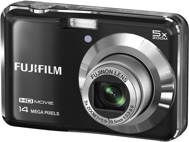 FUJIFILM FinePix AX600 Black 14 MP 5X Optical Zoom Digital Camera
