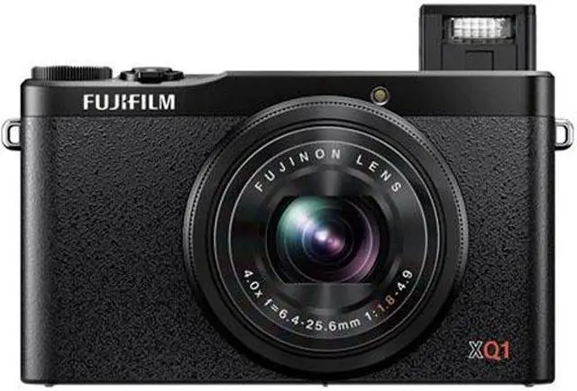 Alt view image 2 of 9 - FUJIFILM XQ1 Black 12 MP 4X Optical Zoom 25mm Wide Angle Digital Camera HDTV Output