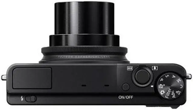 Alt view image 6 of 9 - FUJIFILM XQ1 Black 12 MP 4X Optical Zoom 25mm Wide Angle Digital Camera HDTV Output