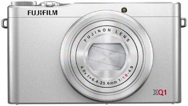 Alt view image 4 of 11 - FUJIFILM XQ1 Silver 12 MP 4X Optical Zoom 25mm Wide Angle Digital Camera HDTV Output