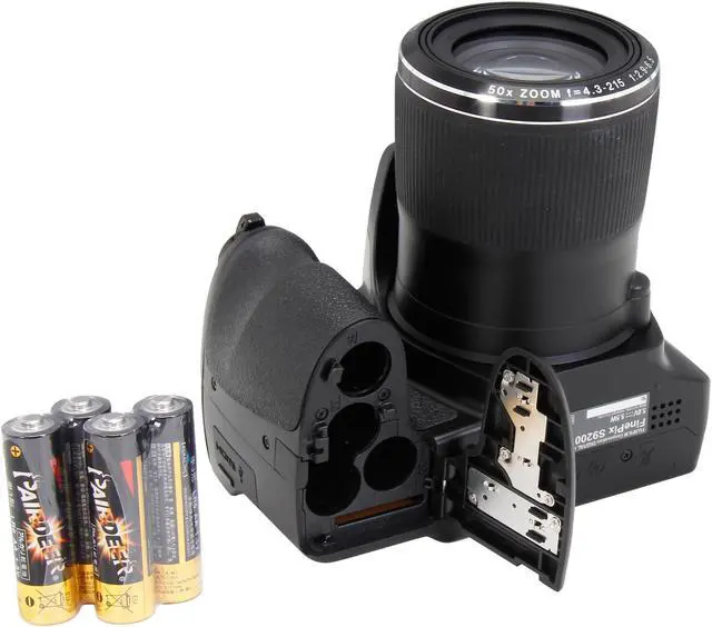 Alt view image 8 of 9 - FUJIFILM FINEPIX S9200 Black 16.2 MP 50X Optical Zoom 24mm Wide Angle Digital Camera HDTV Output