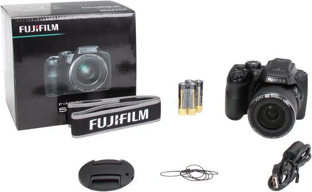 Alt view image 9 of 9 - FUJIFILM FINEPIX S9200 Black 16.2 MP 50X Optical Zoom 24mm Wide Angle Digital Camera HDTV Output