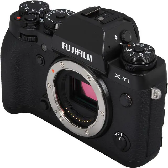 Alt view image 3 of 10 - FUJIFILM X-T1 16421452 Black 16.3 MP 3.0" 1040K LCD Digital Camera - Body Only
