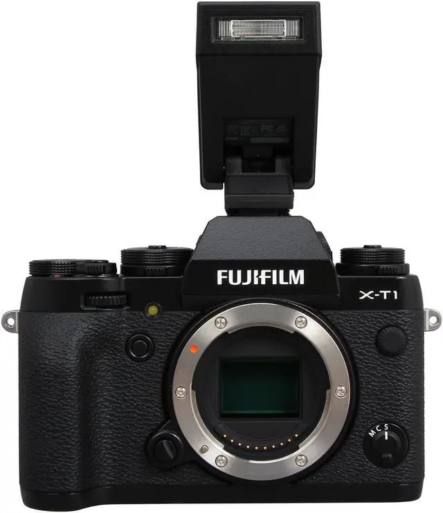 Alt view image 8 of 10 - FUJIFILM X-T1 16421452 Black 16.3 MP 3.0" 1040K LCD Digital Camera - Body Only