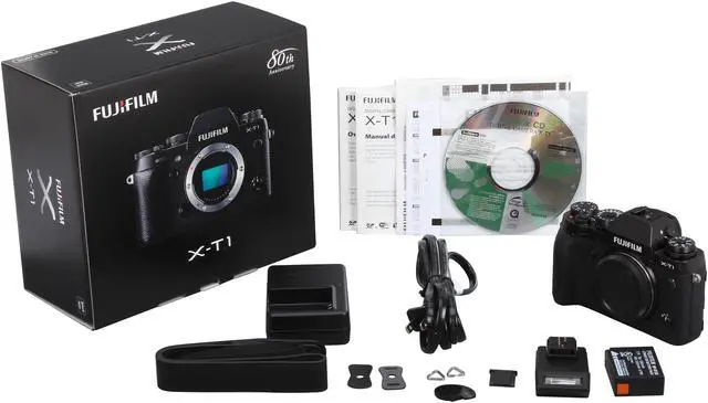 Alt view image 11 of 10 - FUJIFILM X-T1 16421452 Black 16.3 MP 3.0" 1040K LCD Digital Camera - Body Only