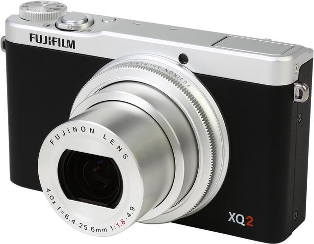 FUJIFILM XQ2 Silver 12.0 MP 4X Optical Zoom 25mm Wide Angle