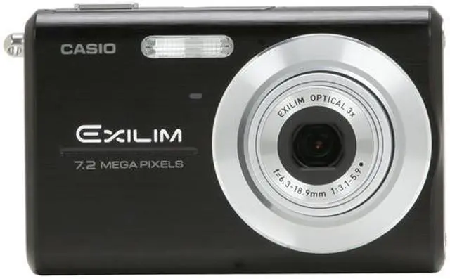 Alt view image 8 of 12 - CASIO EX-Z75BK Black 7.2 MP 3X Optical Zoom Digital Camera