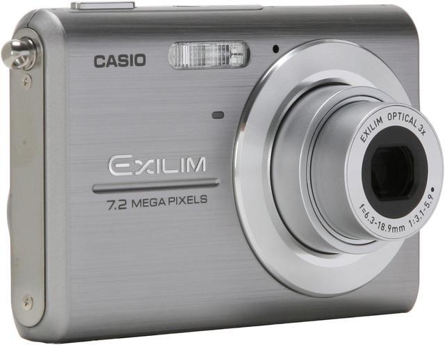Alt view image 7 of 11 - CASIO EX-Z75SR Silver 7.2 MP 3X Optical Zoom Digital Camera