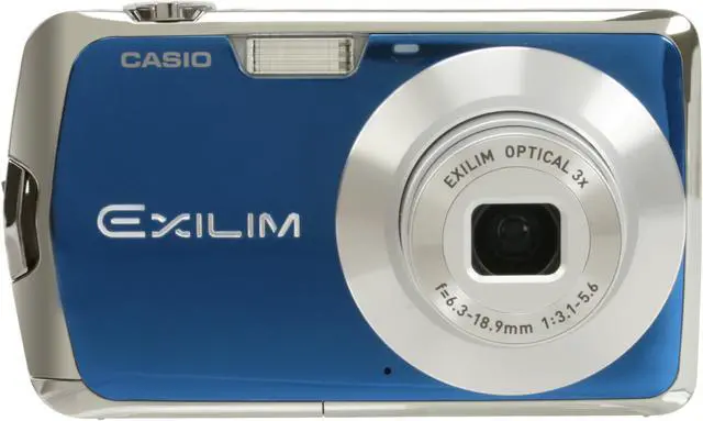 Alt view image 8 of 12 - CASIO EXILIM EX-S5 Blue 10.1 MP 3X Optical Zoom Digital Camera
