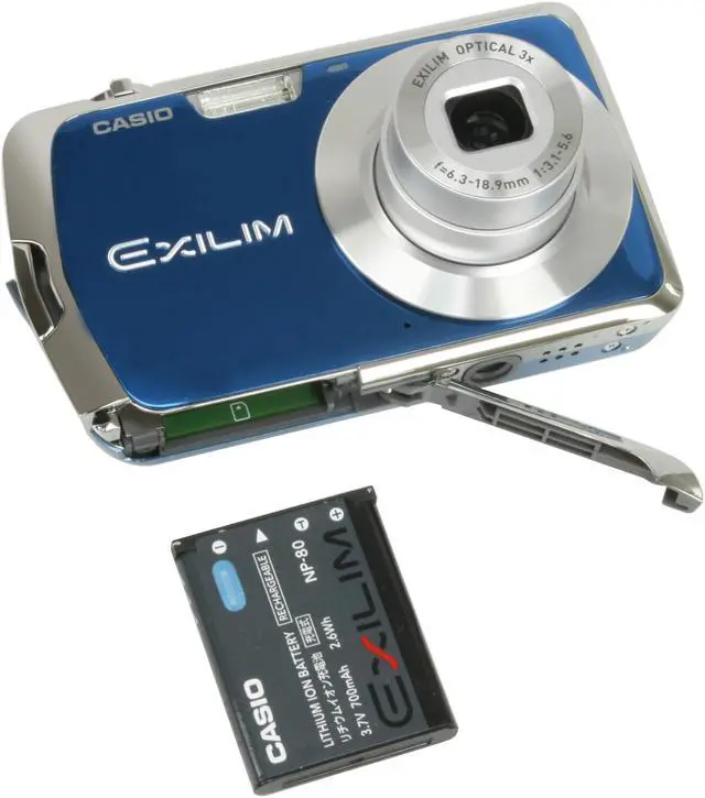 Alt view image 11 of 12 - CASIO EXILIM EX-S5 Blue 10.1 MP 3X Optical Zoom Digital Camera