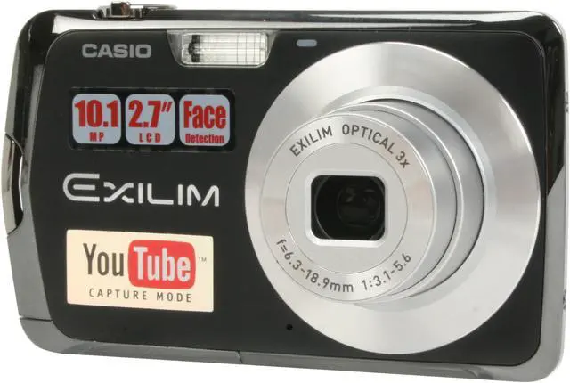 Main image of CASIO EXILIM EX-S5 Black 10.1 MP 3X Optical Zoom Digital Camera