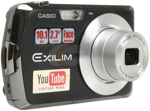 Alt view image 7 of 12 - CASIO EXILIM EX-S5 Black 10.1 MP 3X Optical Zoom Digital Camera