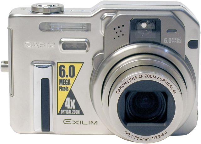 CASIO Exilim Pro EX-P600 Silver 6.0MP 4X Optical Zoom Digital Camera