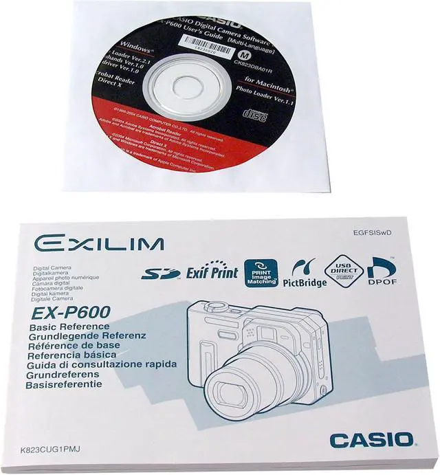 Alt view image 9 of 11 - CASIO Exilim Pro EX-P600 Silver 6.0MP 4X Optical Zoom Digital Camera