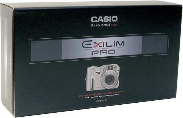 Alt view image 11 of 11 - CASIO Exilim Pro EX-P600 Silver 6.0MP 4X Optical Zoom Digital Camera