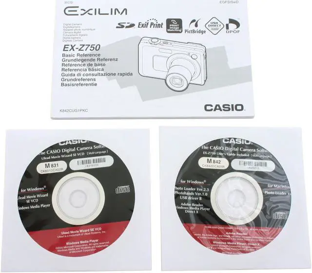 Alt view image 12 of 13 - CASIO Exilim EX-Z750 Silver 7.2MP 3X Optical Zoom Digital Camera