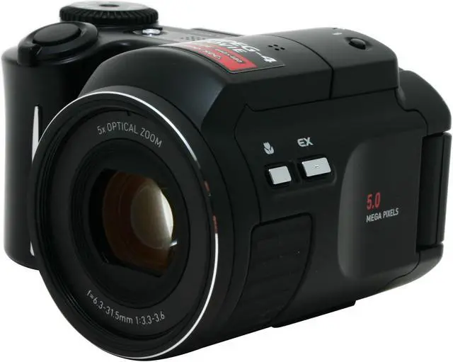 Alt view image 3 of 9 - CASIO EX-P505 Black 5.0MP 5X Optical Zoom Digital Camera