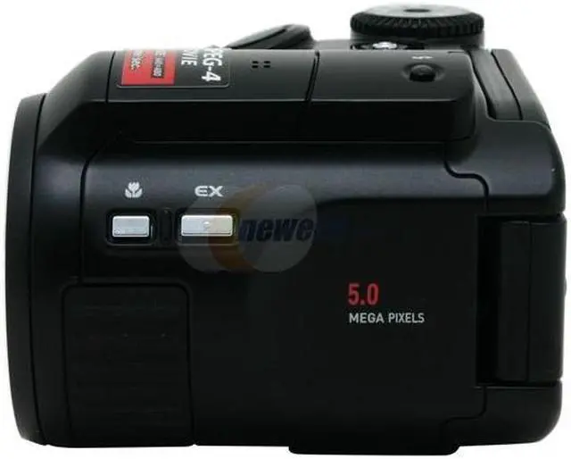 Alt view image 4 of 9 - CASIO EX-P505 Black 5.0MP 5X Optical Zoom Digital Camera