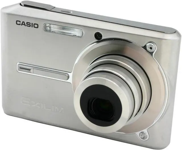 Alt view image 2 of 10 - CASIO EX-S600SR Silver 6.0 MP 3X Optical Zoom Digital Camera
