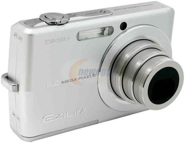 CASIO EX-Z600 Silver 6.0MP 3X Optical Zoom Digital Camera