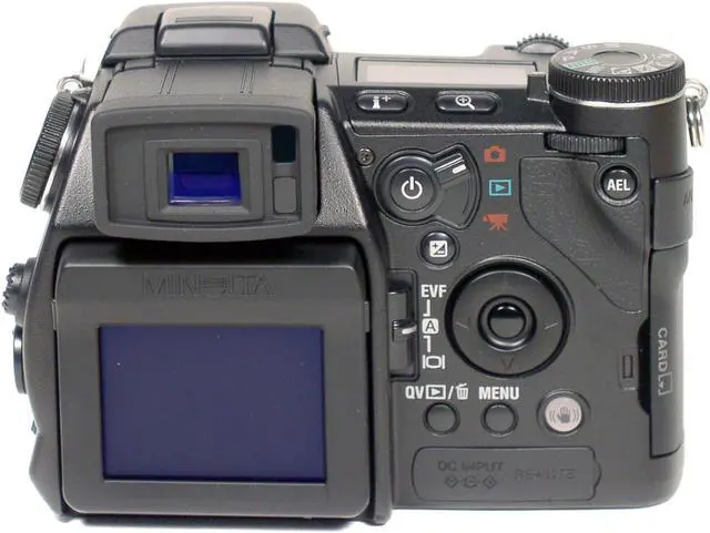 Alt view image 8 of 10 - KONICA MINOLTA DiMAGE A1 Black 5.0MP 7X Optical Zoom Digital Camera