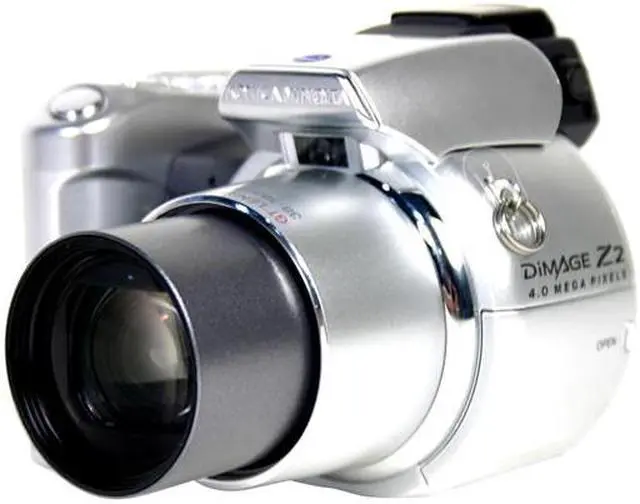 Alt view image 2 of 8 - KONICA MINOLTA DiMAGE Z2 Silver 4.0MP 10X Optical Zoom Digital Camera