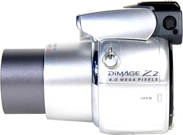 Alt view image 5 of 8 - KONICA MINOLTA DiMAGE Z2 Silver 4.0MP 10X Optical Zoom Digital Camera
