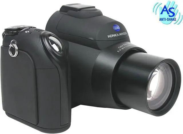 KONICA MINOLTA DiMAGE Z3 Black 4.0MP Digital Camera - Newegg.com
