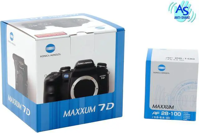 Alt view image 10 of 10 - KONICA MINOLTA Maxxum 7D Black 6.1 MP Digital SLR Camera - Body Only