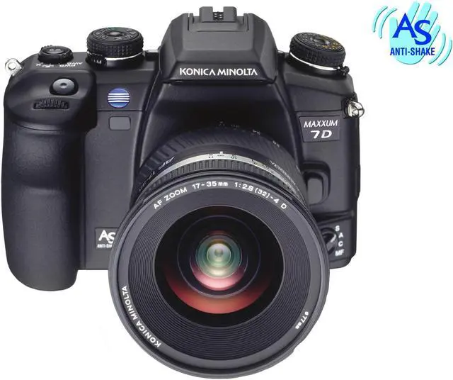 Alt view image 2 of 10 - KONICA MINOLTA Maxxum 7D Black 6.1 MP Digital SLR Camera - Body Only