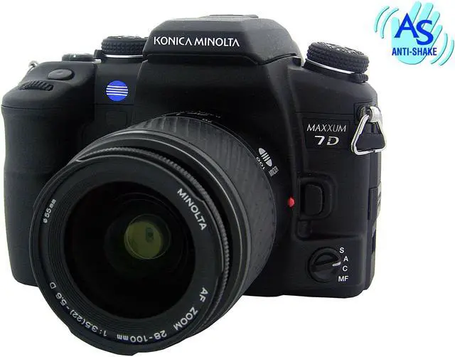 Alt view image 3 of 10 - KONICA MINOLTA Maxxum 7D Black 6.1 MP Digital SLR Camera - Body Only