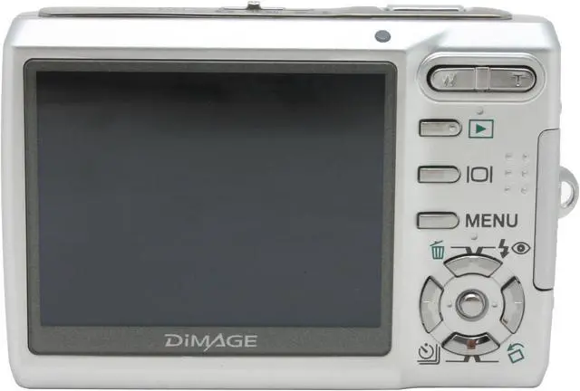 Alt view image 6 of 10 - KONICA MINOLTA Dimage X60 Silver 5.0 MP 3X Optical Zoom Digital Camera