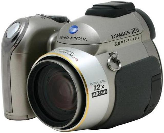 Alt view image 3 of 9 - KONICA MINOLTA DiMAGE Z6 Champagne 6.0 MP 12X Optical Zoom Digital Camera