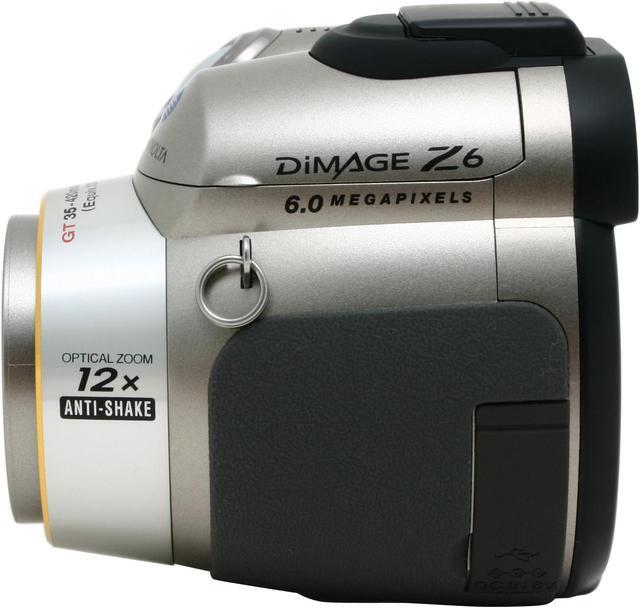 Alt view image 4 of 9 - KONICA MINOLTA DiMAGE Z6 Champagne 6.0 MP 12X Optical Zoom Digital Camera