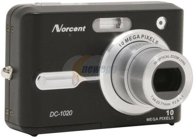 Main image of Norcent DC-1020 Black 10.1MP 3X Optical Zoom Digital Camera
